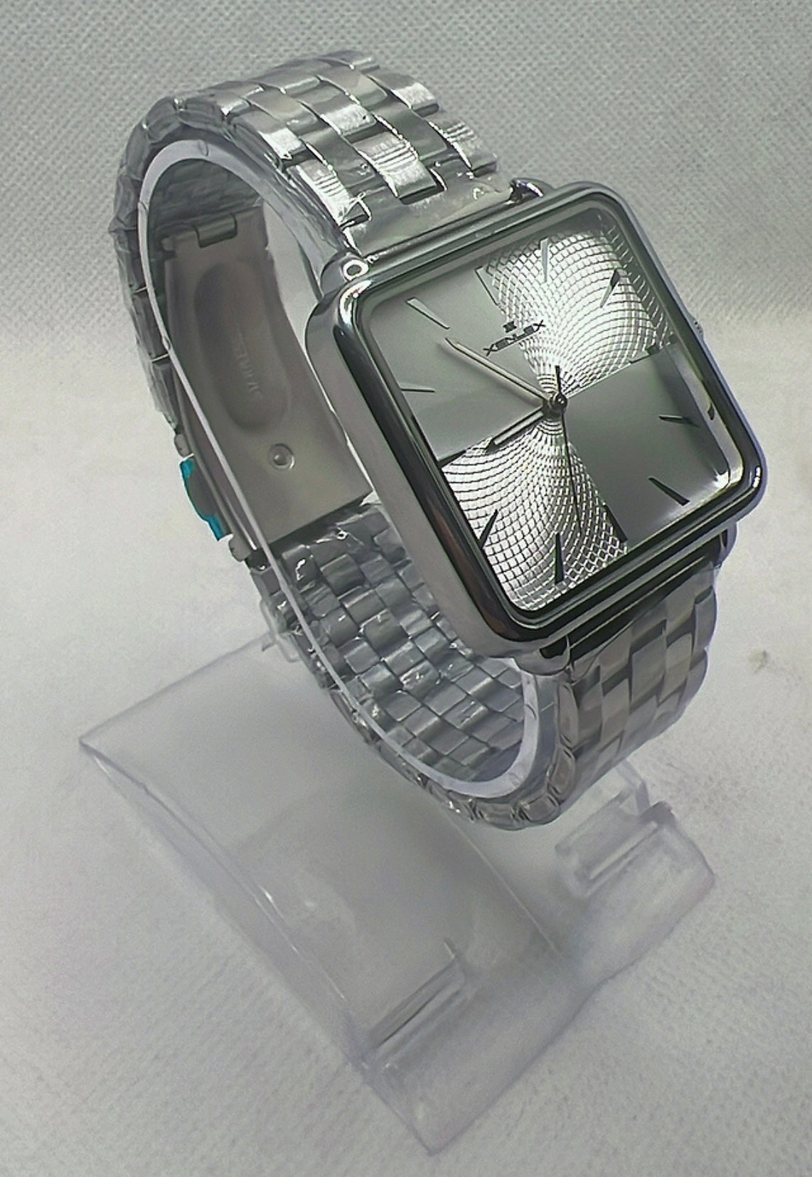 Xenlex Women's Watch - Bold Silver | Square White Dial