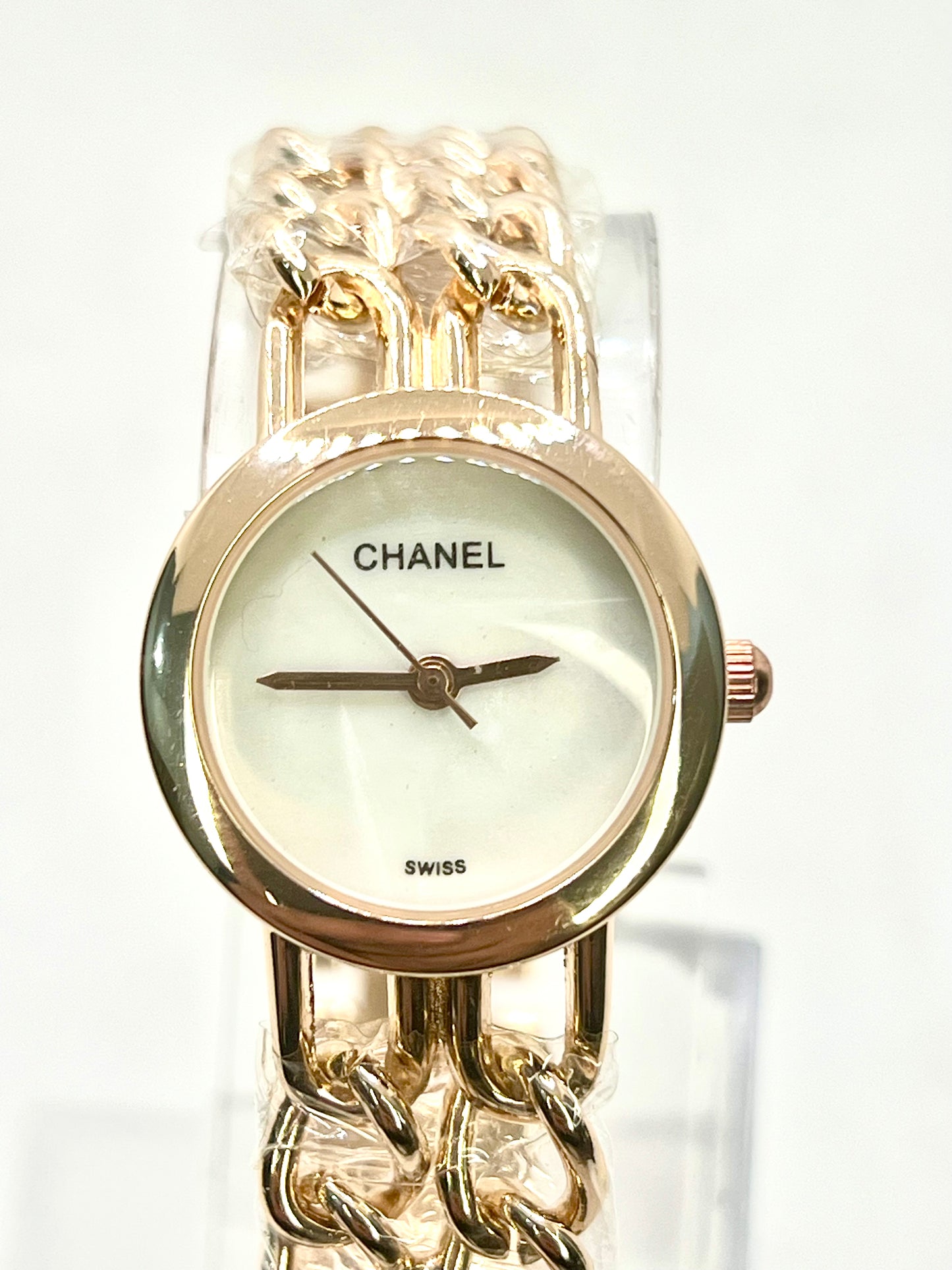 Chanel Champagne Elegance Watch - Small White Dial