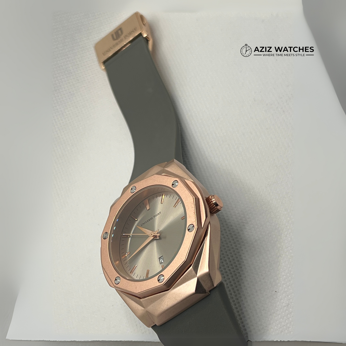 Universe Point Olive Watch with Date