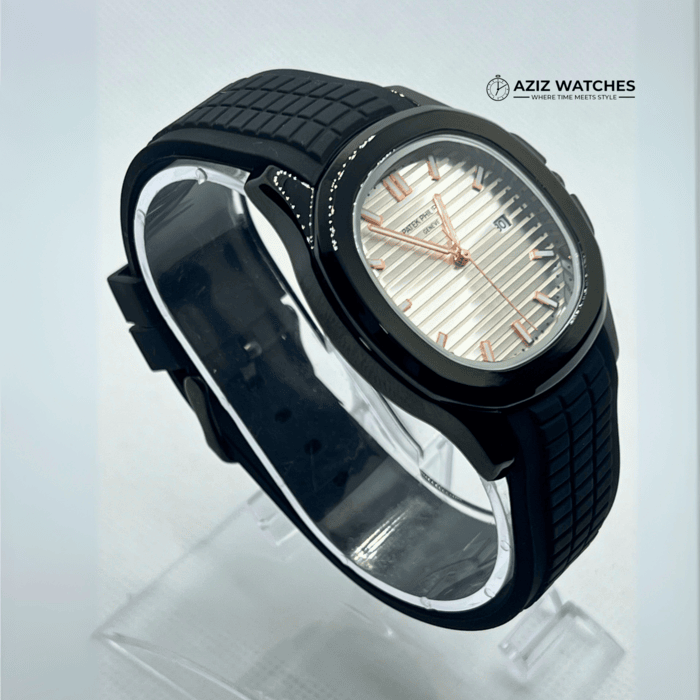 Patek Philippe Complete Black with Date and White Dial
