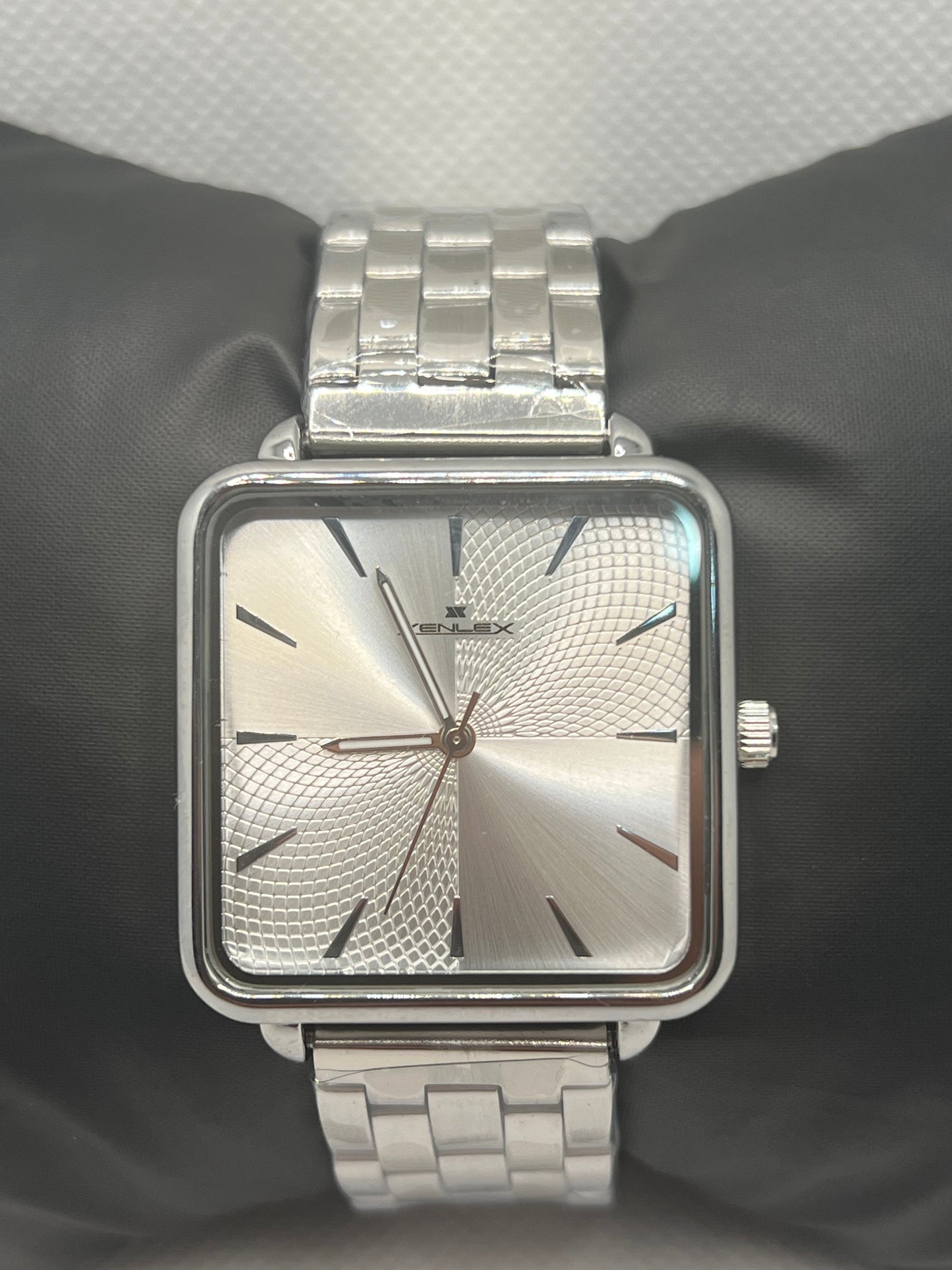 Xenlex Women's Watch - Bold Silver | Square White Dial