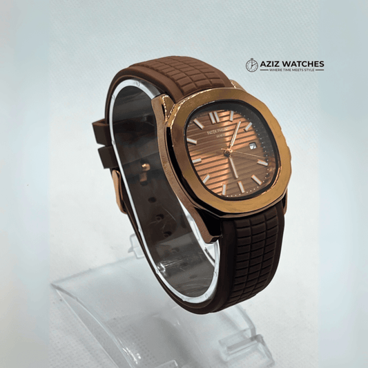 patek philippe brown - aziz watches