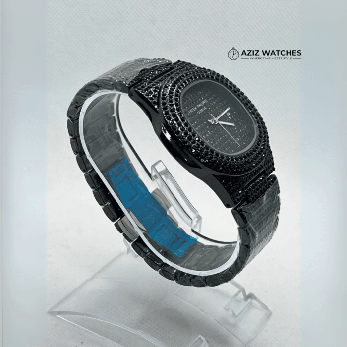 patek philippe diamond black - aziz watches