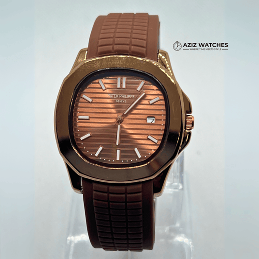 patek philippe brown - aziz watches
