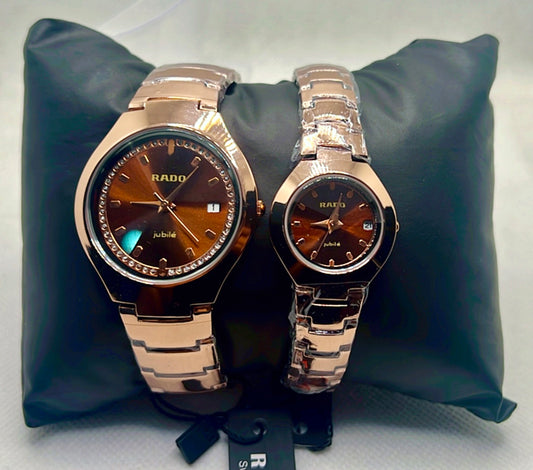 Rado Couple Watch Golden chain