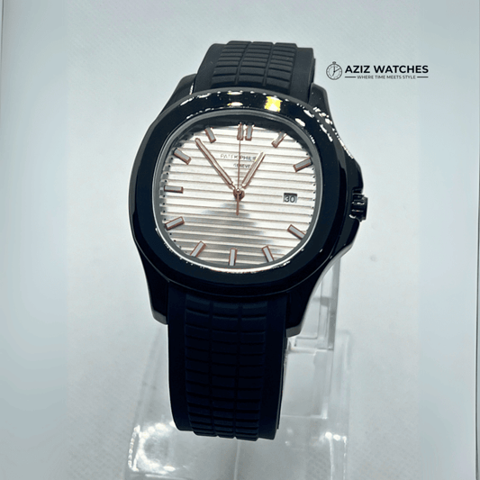 Patek Philippe Complete Black with Date and White Dial