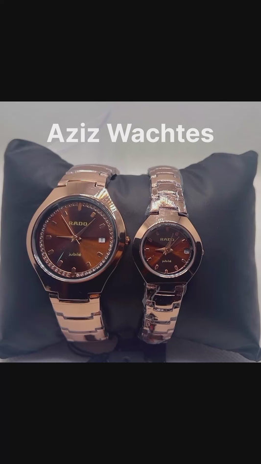Rado Couple Watch Golden chain